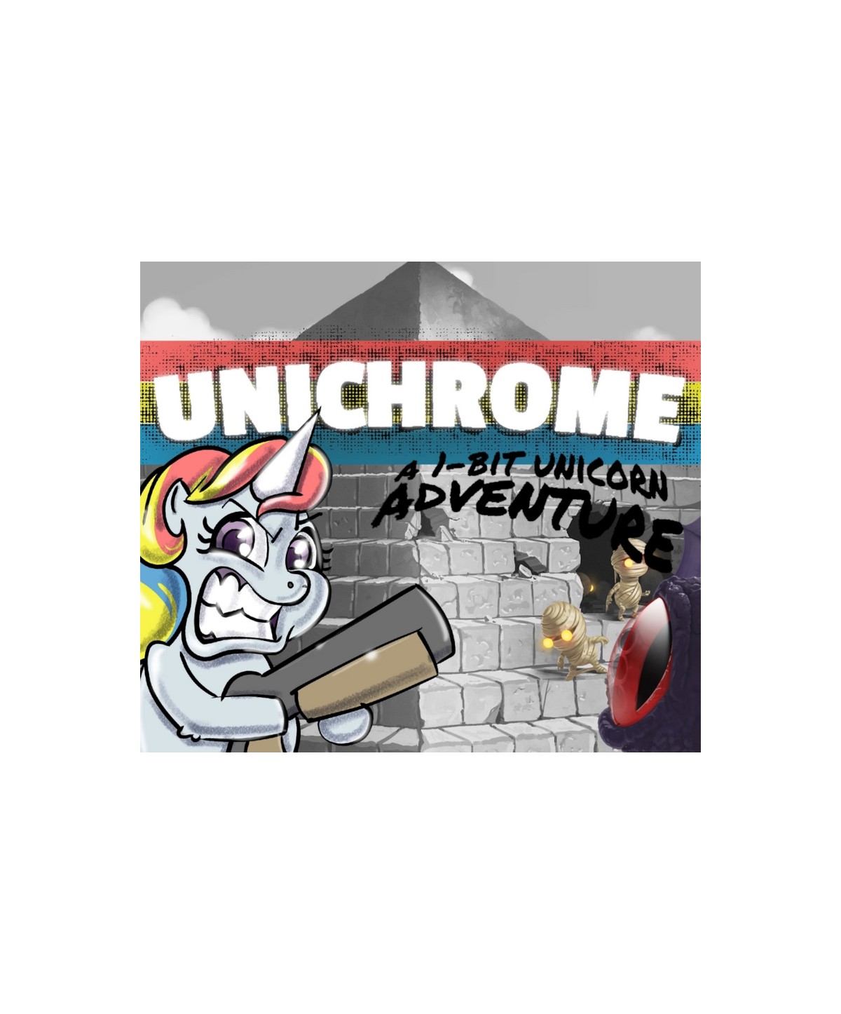 Unichrome: A 1-Bit Unicorn Adventure Steam Key GLOBAL